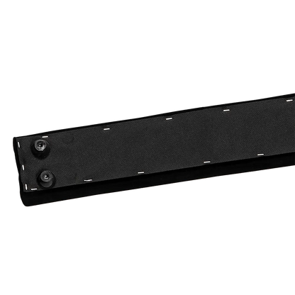 2.4m (8FT) Gymnastics Folding Balance Beam Black Synthetic Suede - Image 6
