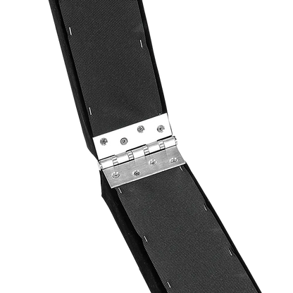 2.4m (8FT) Gymnastics Folding Balance Beam Black Synthetic Suede - Image 7