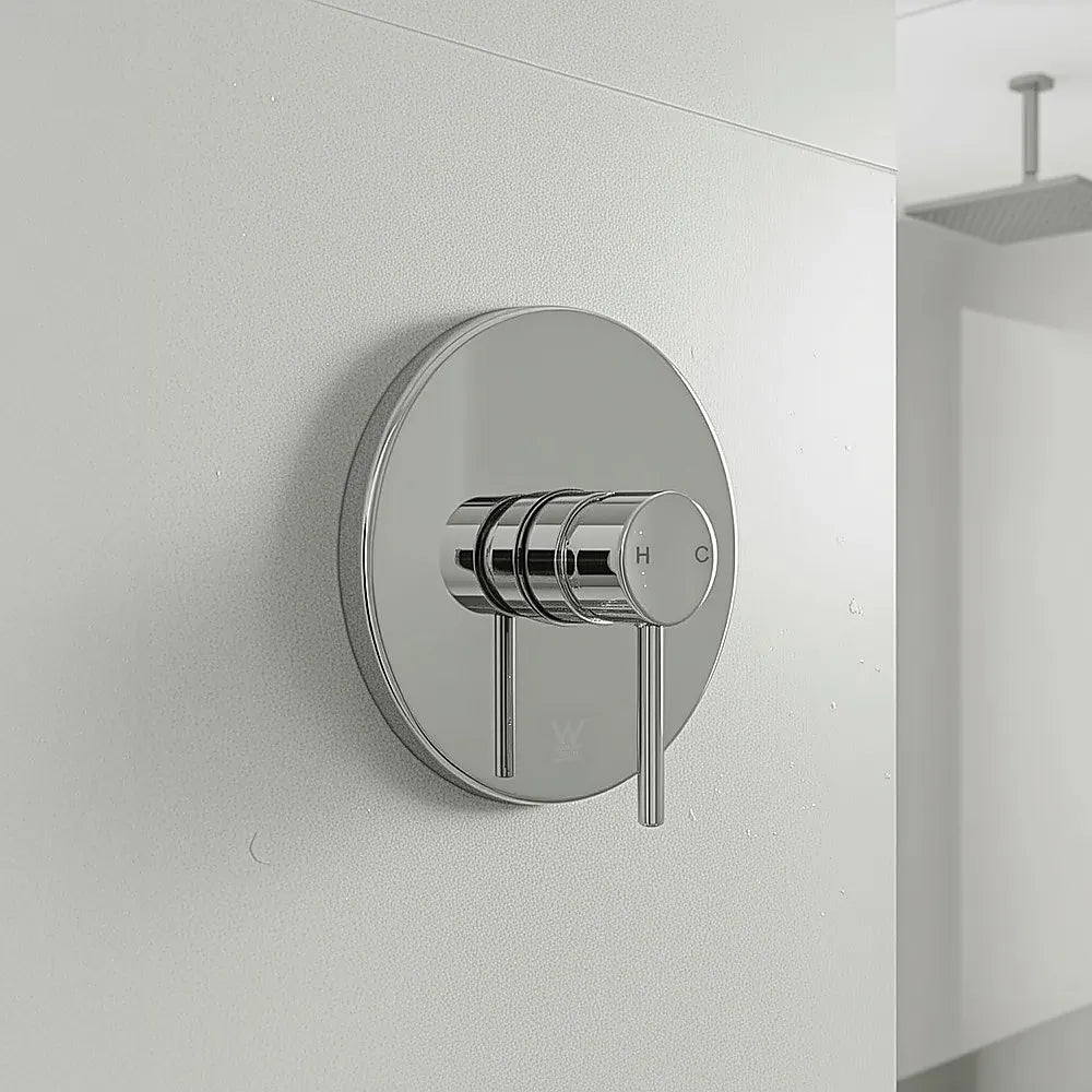 Shower Bath Mixer Tap Bathroom WATERMARK Approved - Chrome - Image 2