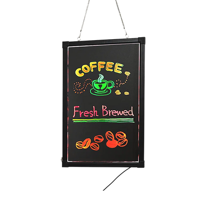 40x60cm LED Drawing Writing Board Fluorescent Light Up Sensory Play - Image 4