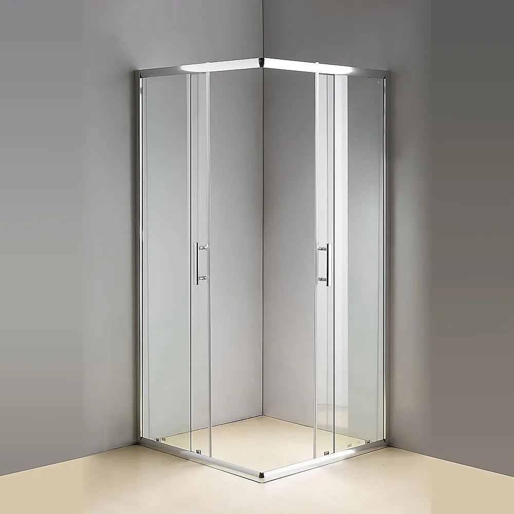 900 x 1200mm Sliding Door Nano Safety Glass Shower Screen By Della Francesca - Image 2