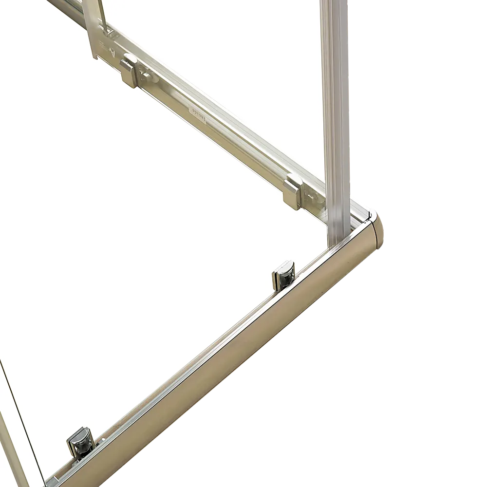 1000 x 1000mm Sliding Door Nano Safety Glass Shower Screen By Della Francesca - Image 3