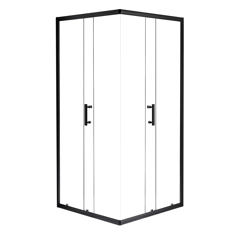 900 x 900mm Sliding Door Nano Safety Glass Shower Screen By Della Francesca