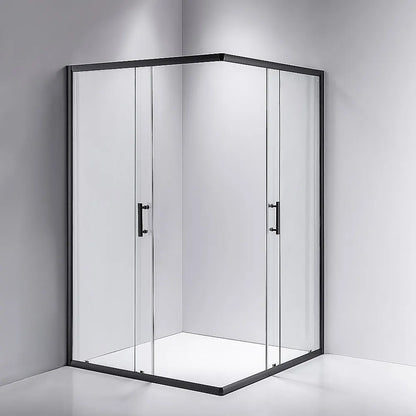1000 x 1200mm Sliding Door Nano Safety Glass Shower Screen By Della Francesca - Image 2