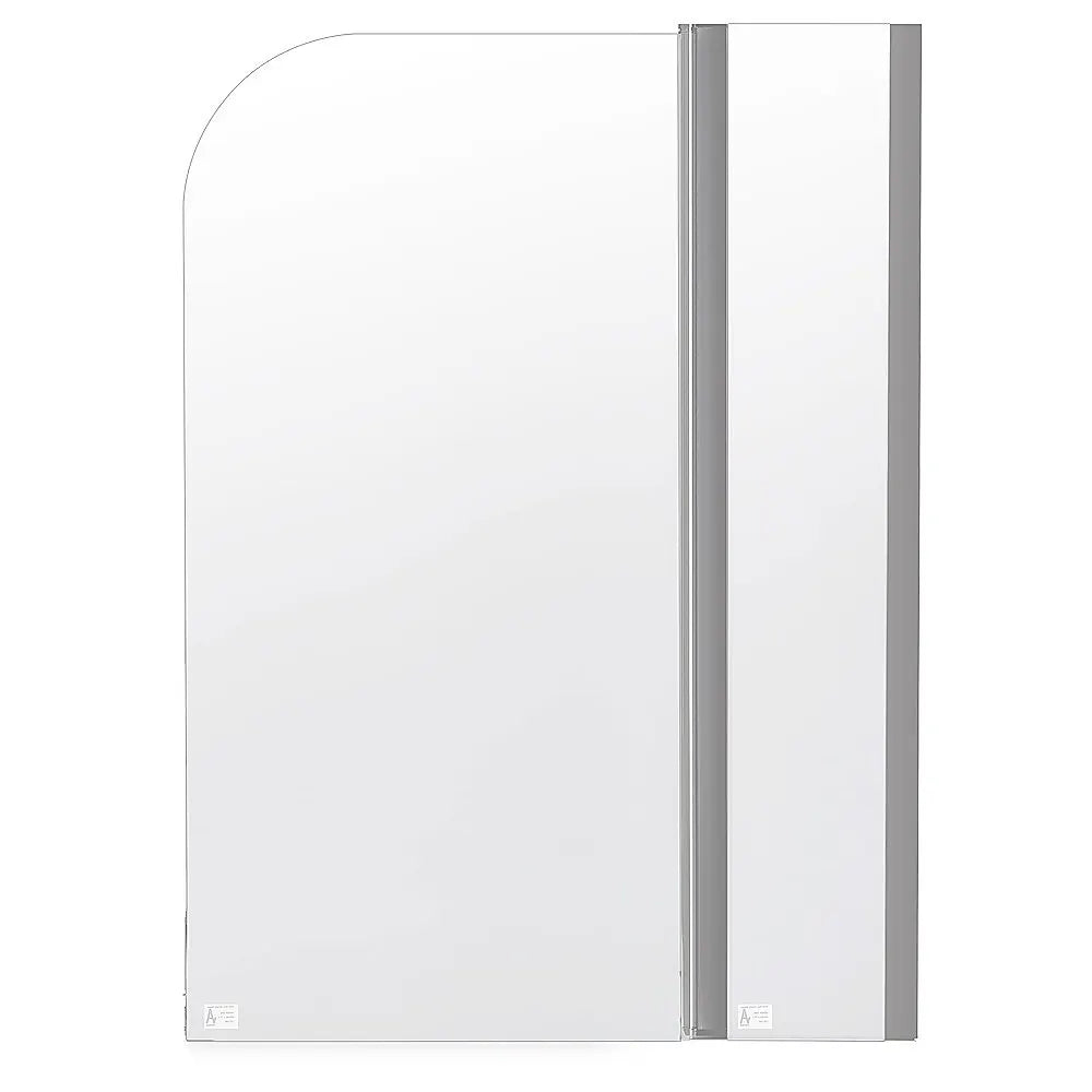 180 Degree Pivot Door 6mm Safety Glass Bath Shower Screen 1200x1400mm By Della Francesca
