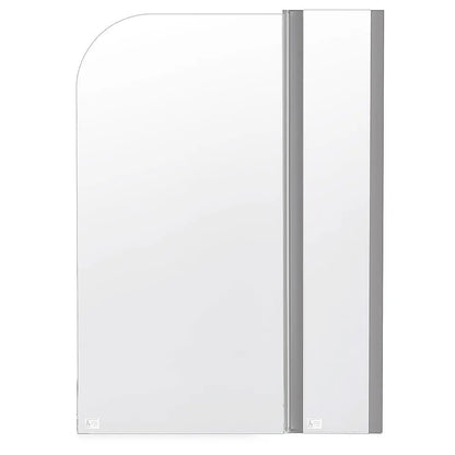 180 Degree Pivot Door 6mm Safety Glass Bath Shower Screen 1200x1400mm By Della Francesca