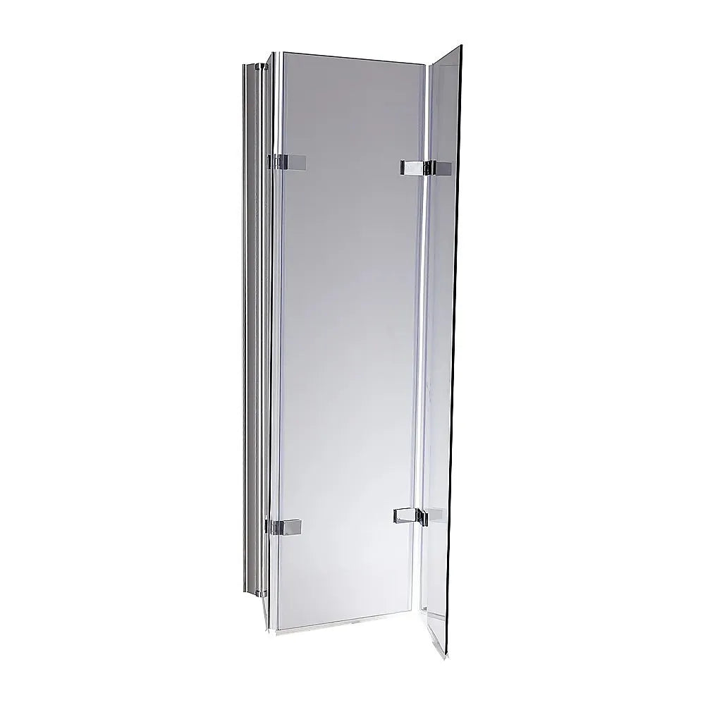 3 Fold Chrome Folding Bath Shower Screen Door Panel 1300mm x 1400mm - Image 4
