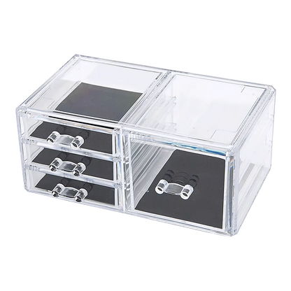 11 Drawers Clear Acrylic Tower Organiser Cosmetic jewellery Luxury Storage Cabinet - Image 9