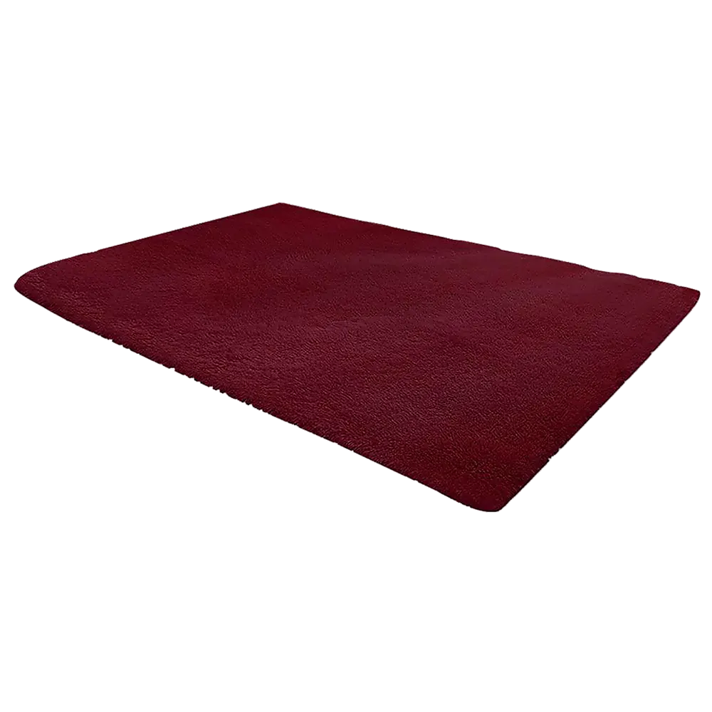 230x200cm Floor Rugs Large Shaggy Rug Area Carpet Bedroom Living Room Mat - Burgundy