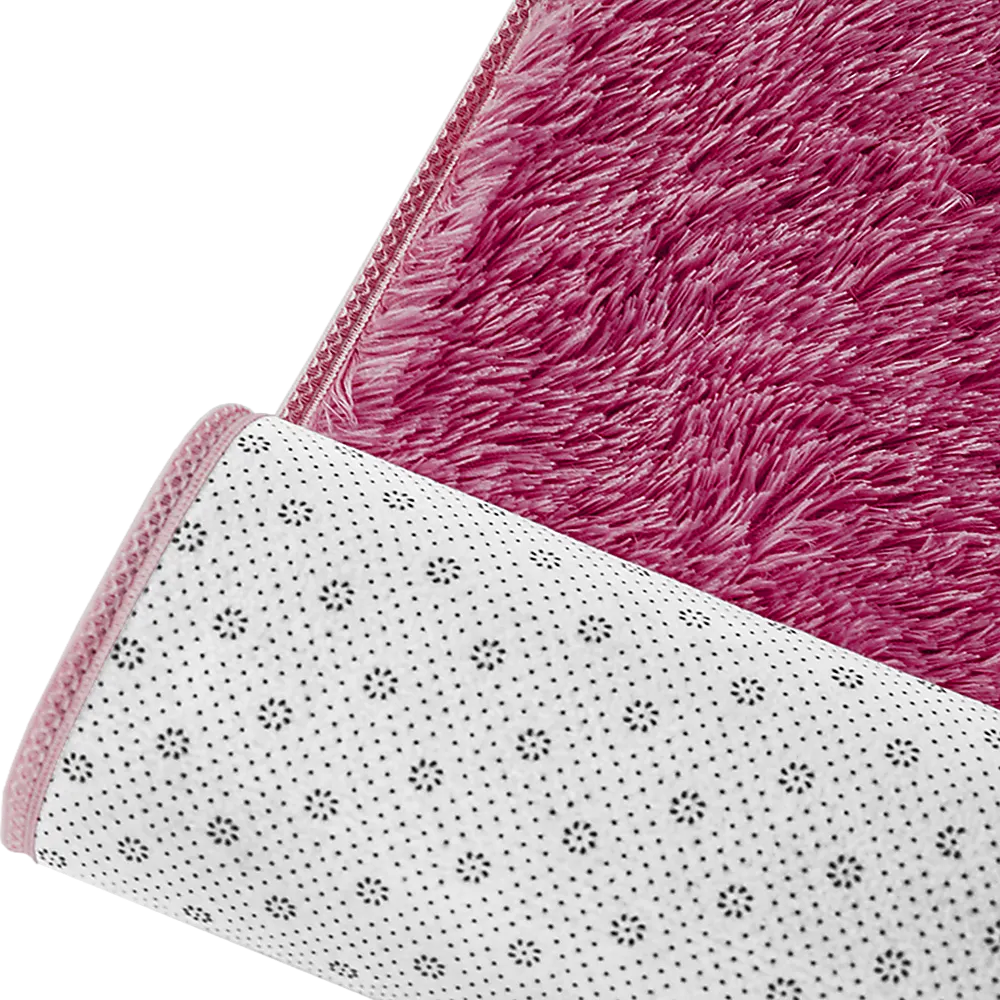 230x200cm Floor Rugs Large Shaggy Rug Area Carpet Bedroom Living Room Mat - Burgundy - Image 8