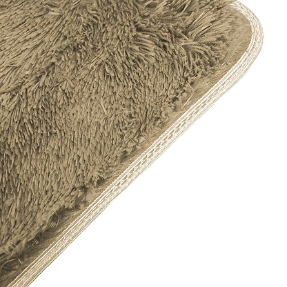 230x160cm Floor Rugs Large Shaggy Rug Area Carpet Bedroom Living Room Mat - Beige - Image 6