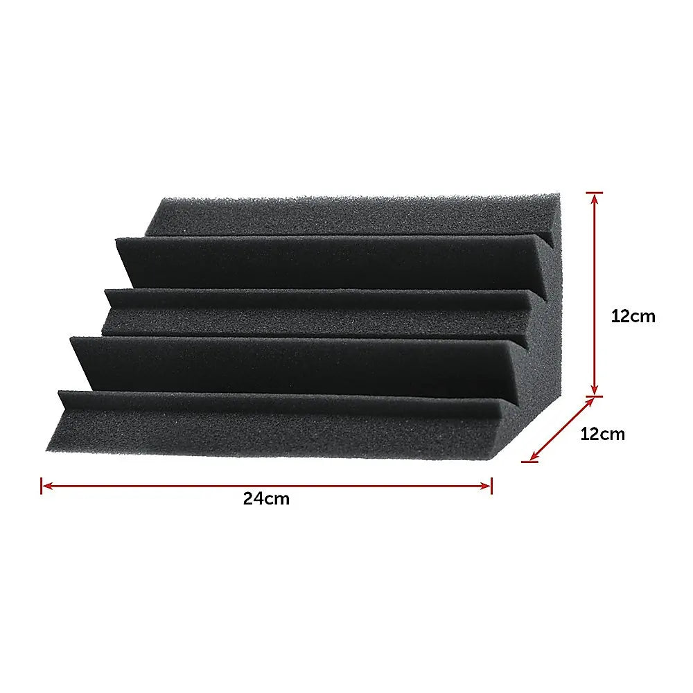 20pcs Studio Acoustic Foam Corner Bass Trap Sound Absorption Treatment Proofing - Image 8