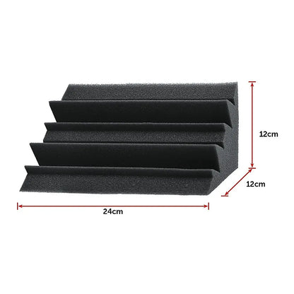 20pcs Studio Acoustic Foam Corner Bass Trap Sound Absorption Treatment Proofing - Image 8