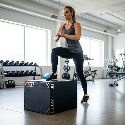 3 IN 1 Foam Plyo Games Plyometric Jump Box - Image 5