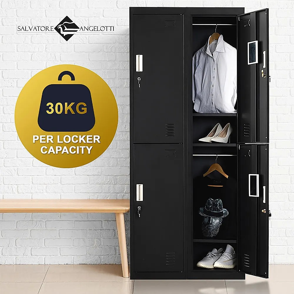 Four-Door Office Gym Shed Storage Locker - Image 9
