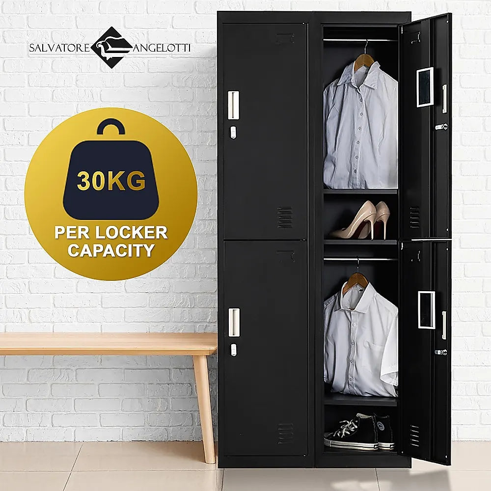 Four-Door Office Gym Shed Storage Locker - Image 6