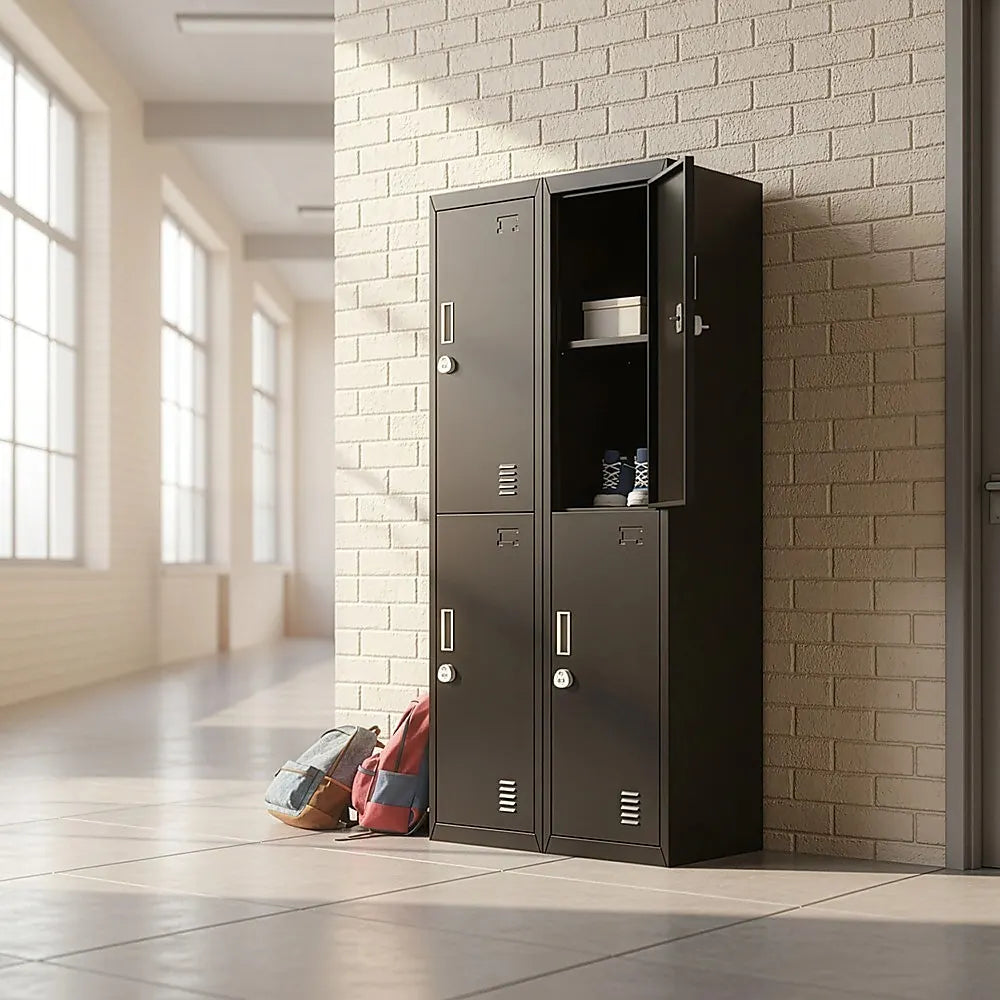 Four-Door Office Gym Shed Storage Locker - Image 5