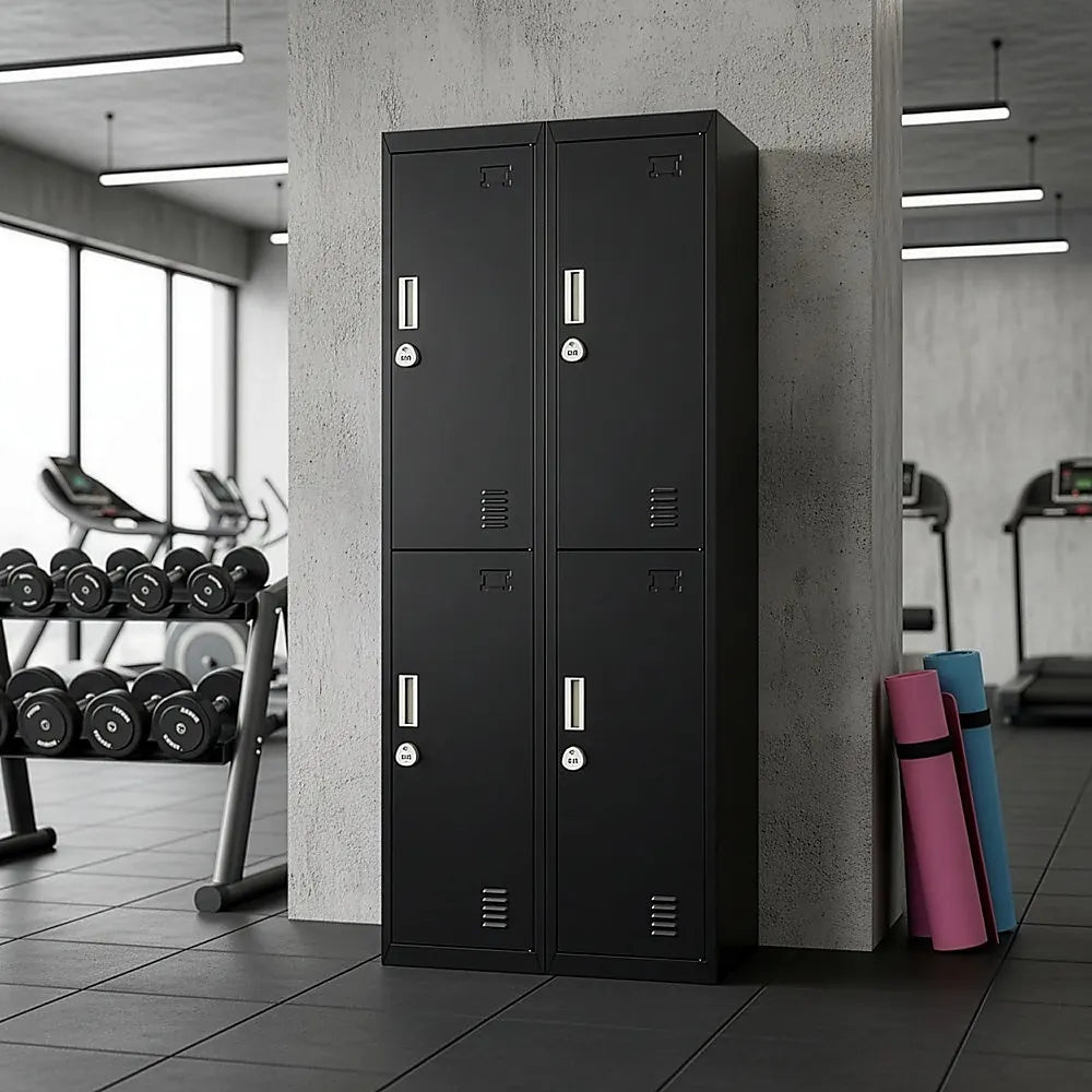 Four-Door Office Gym Shed Storage Locker - Image 7