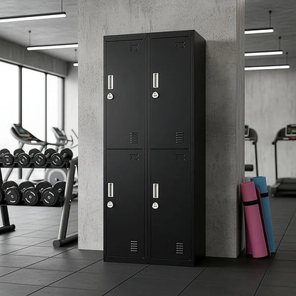 Four-Door Office Gym Shed Storage Locker - Image 7