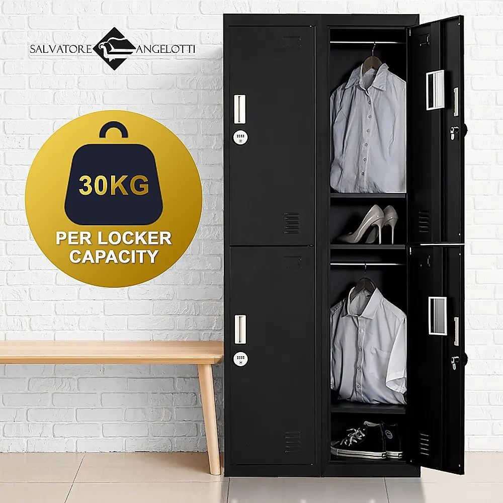 Four-Door Office Gym Shed Storage Locker - Image 9
