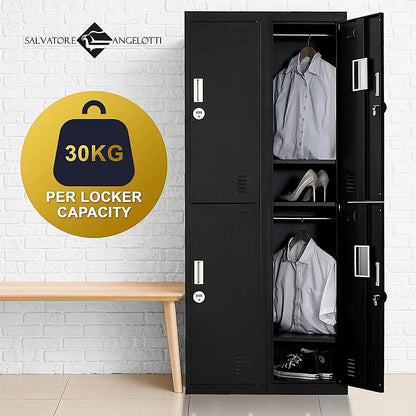 Four-Door Office Gym Shed Storage Locker - Image 9