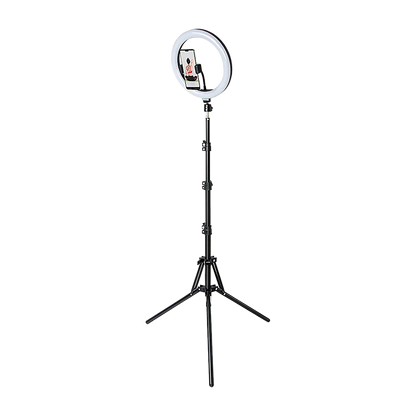 10" LED Selfie Ring Light with 1.6M Tripod Stand Phone Holder Photo Live Makeup - Image 6