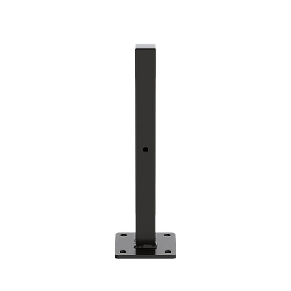 20cm Floating Shelf Brackets Industrial Metal Shelving Supports 4-Pack - Black - Image 8