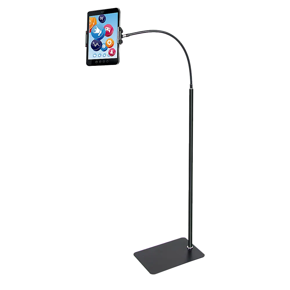 Adjustable Floor Stand Lazy Mount Holder Bracket For 4-9.5in Tablet Phone Stand