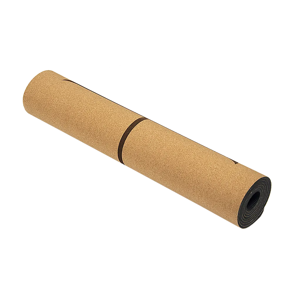 Natural Cork TPE Yoga Mat Sports Eco Friendly Exercise Fitness Gym Pilates - Image 5