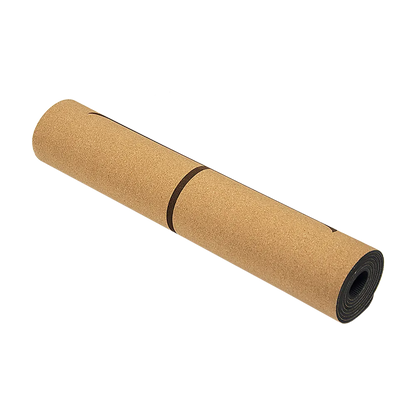 Natural Cork TPE Yoga Mat Sports Eco Friendly Exercise Fitness Gym Pilates - Image 5