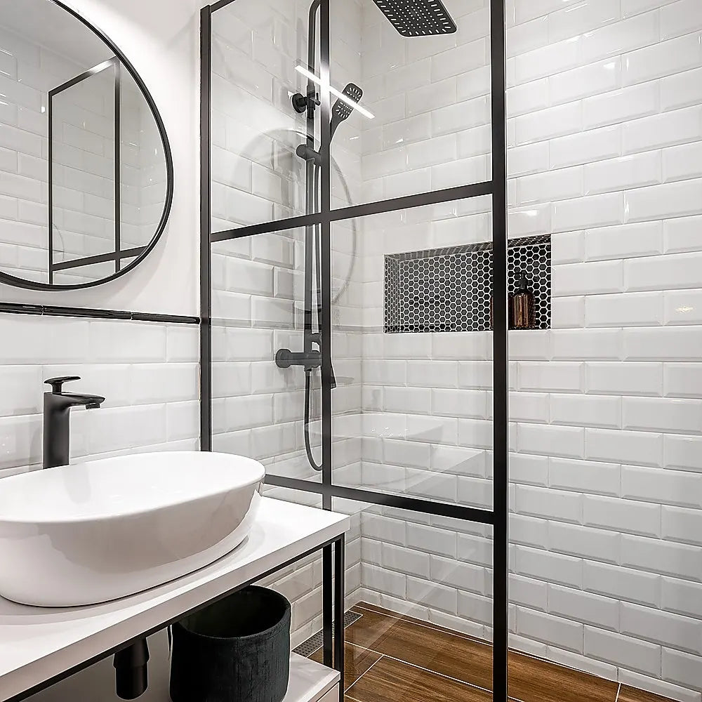 Tiles 3D Peel and Stick Wall Tile Subway White (30 x 30cm x 10 sheets) - Image 6