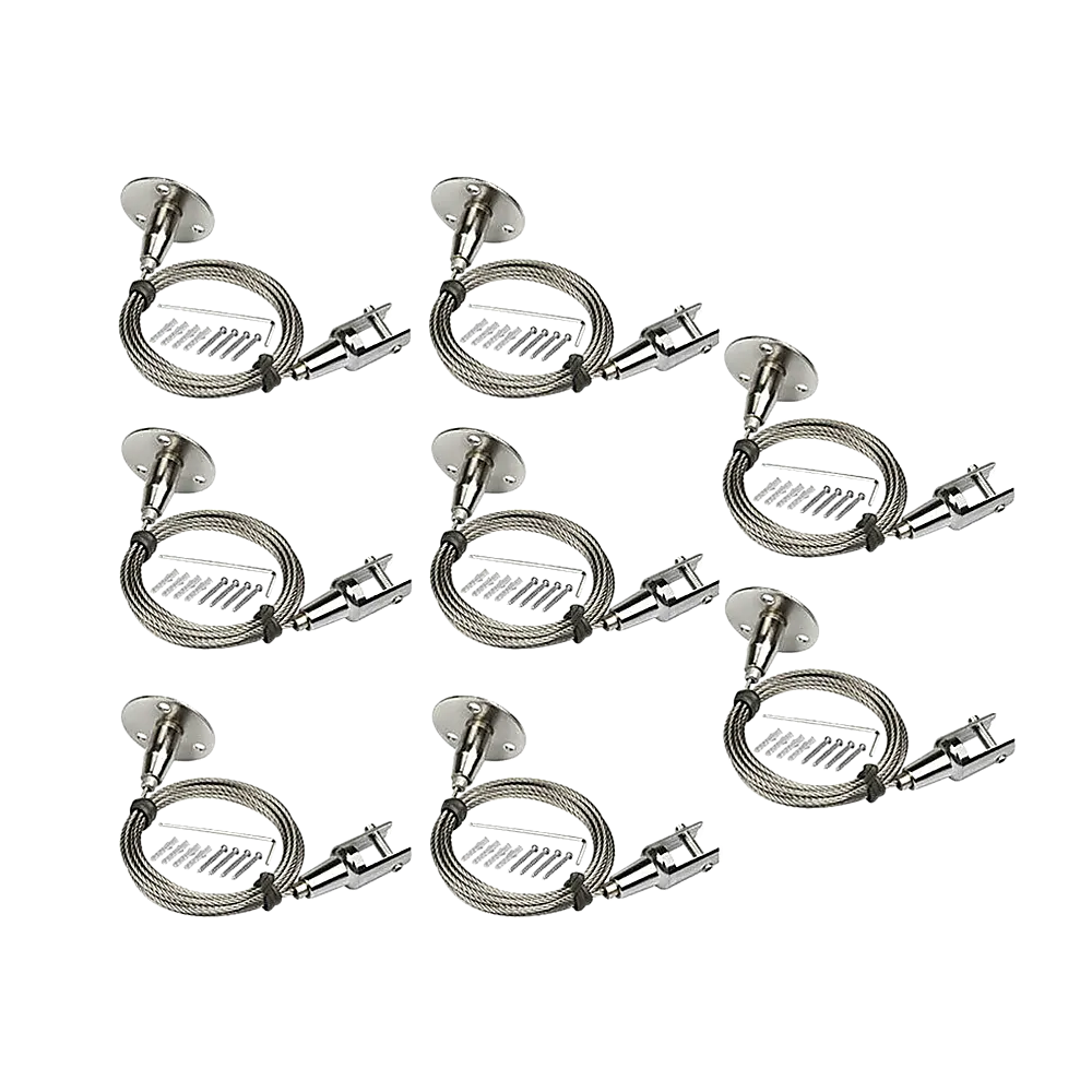Billboard Hanger Indicator Light Suspension Hook Cable 30kg Load Capacity 8 Pack - Image 4