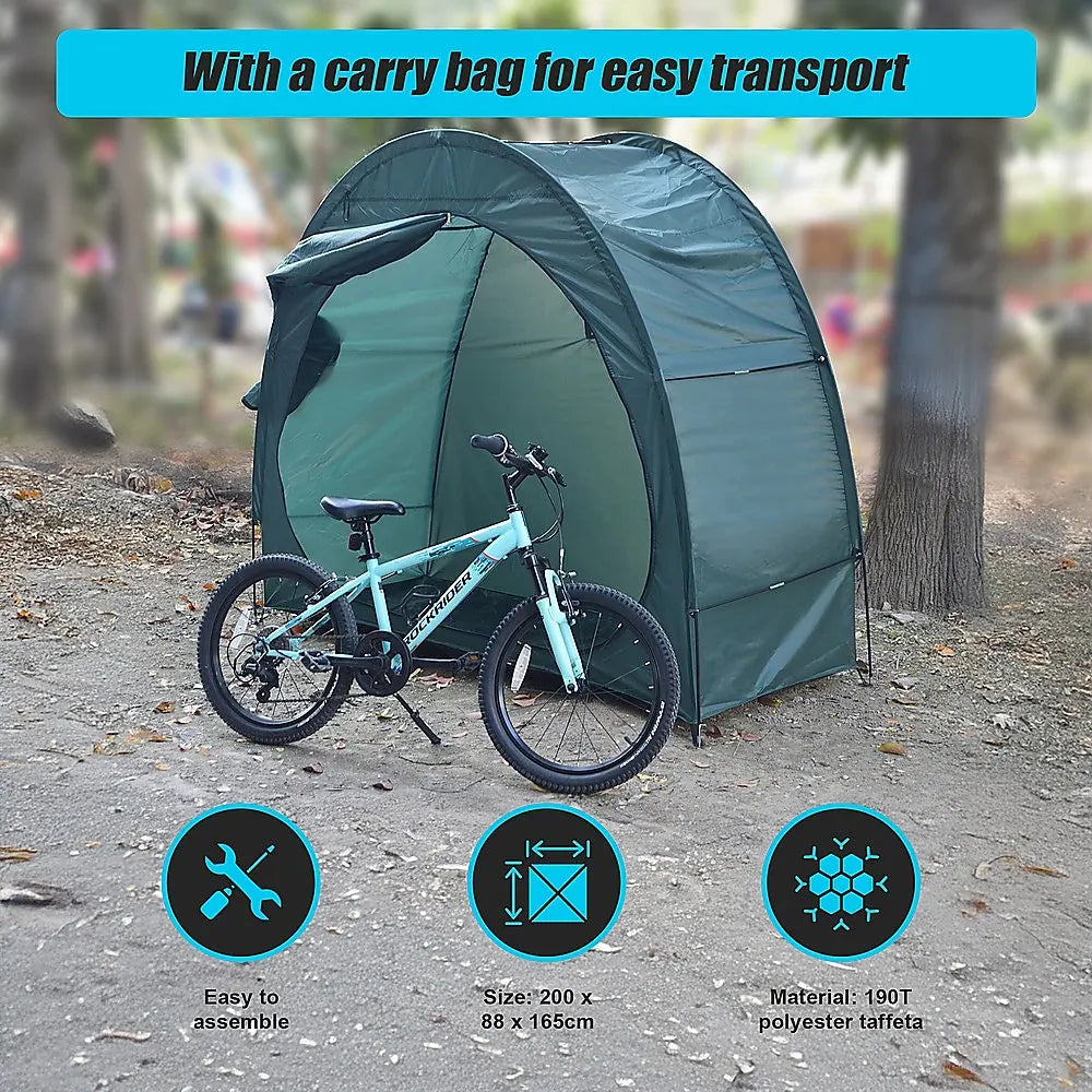 Bicycle Shelter Outdoor Bike Cave Garden Bike Storage Shed Tent Travel - Image 5