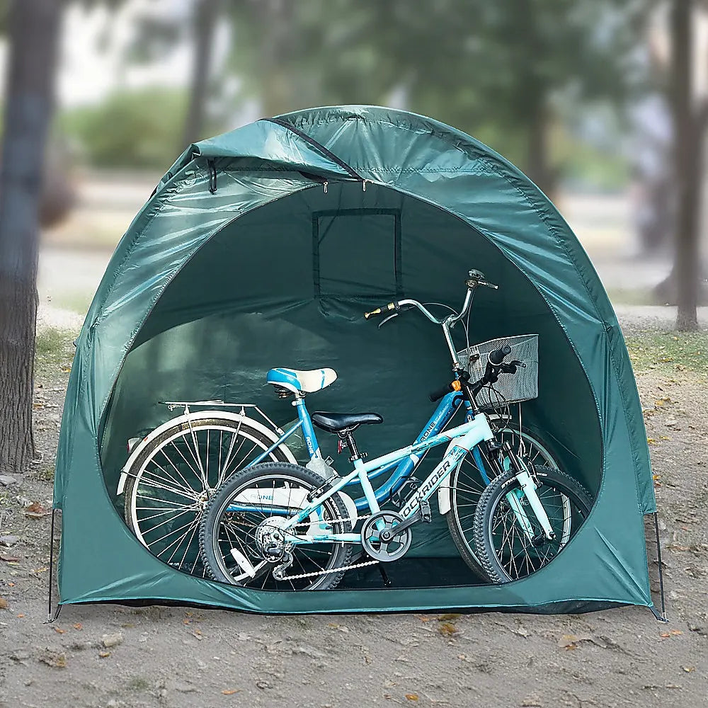Bicycle Shelter Outdoor Bike Cave Garden Bike Storage Shed Tent Travel - Image 8