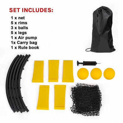 Mini Volleyball Set Outdoor Game Garden Beach Net Ball Kit Sport Toys - Image 9