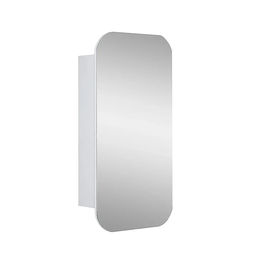 Rectangle Wall Hung Bathroom Mirror Shaving Cabinet Vanity Matte White - Image 7