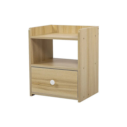 Bedside Tables Drawers Side Table Bedroom Furniture Nightstand Wood Unit - Image 4