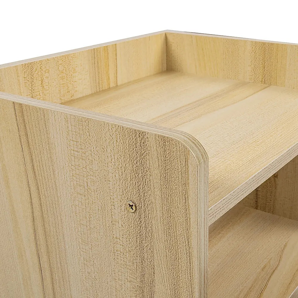 Bedside Tables Drawers Side Table Bedroom Furniture Nightstand Wood Unit - Image 5