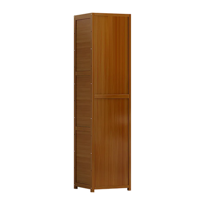 Bamboo 5-Shelf Bookcase – Tall Display Storage Rack Stand for Living Room, Bedroom, Office or Home Organisation - Image 6