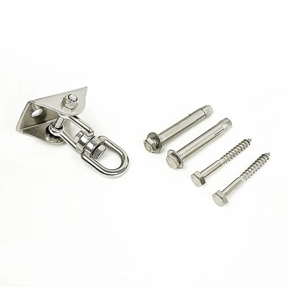 360 Degree Swivel Swing Hanger with Stainless Steel Hook for Ceiling Heavy Duty Hanging Gym Equipment - Image 3