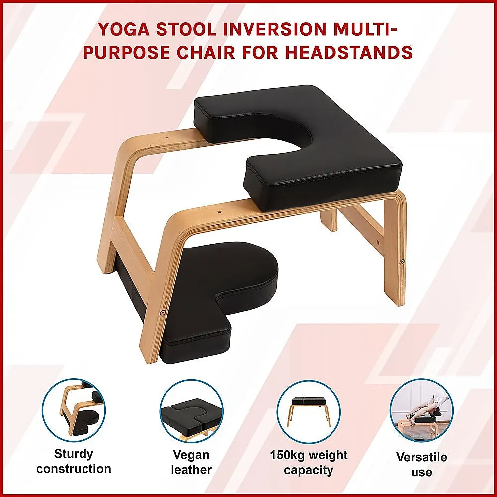 Yoga Stool Inversion Multi-Purpose Chair For Headstands - Image 2