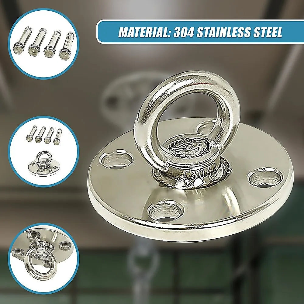 304 Stainless Steel Suspension Hook Wall Ceiling Mount Hanger Anchor Bracket - Image 7