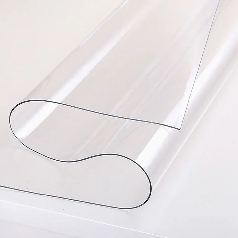 PVC Tablecloth Protector Table Cover Dining Table Cloth Plastic 2134x1070mm 1.5mm - Image 6