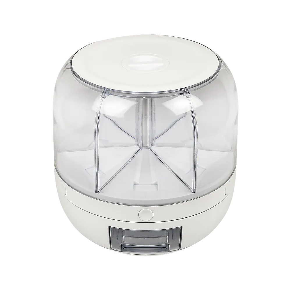 Rice Storage Cereal Dispenser Grain Container Rotating Dry Food Box