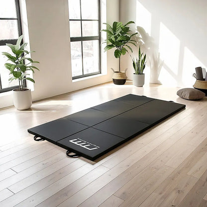 Folding Black Exercise Mat – Gymnastics, Martial Arts, Yoga, Karate & Judo Training - Image 2