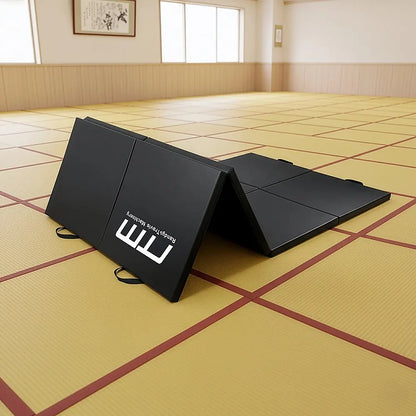 Folding Black Exercise Mat – Gymnastics, Martial Arts, Yoga, Karate & Judo Training - Image 5