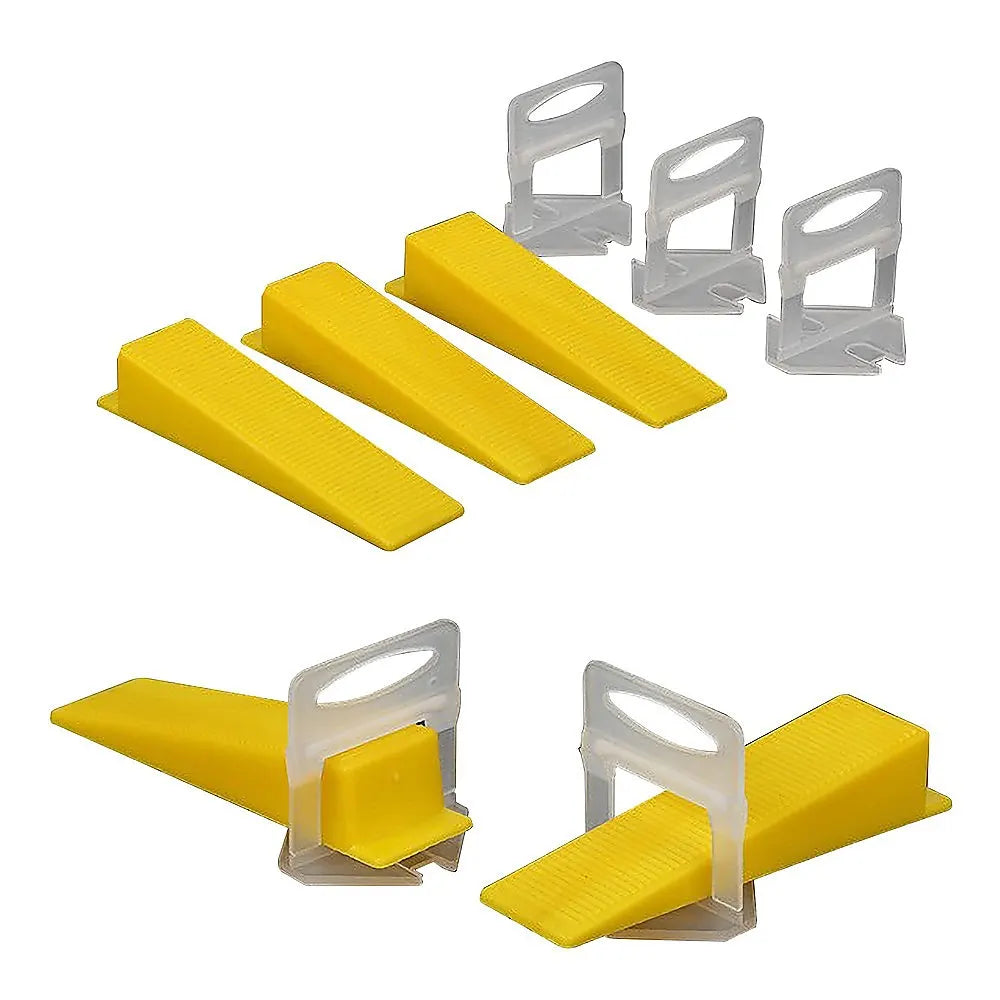 1000 Pack Tile Levelling System Clips Floor And Wall Tiling Spacers For Accurate Tile Alignment