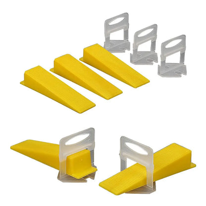 1000 Pack Tile Levelling System Clips Floor And Wall Tiling Spacers For Accurate Tile Alignment