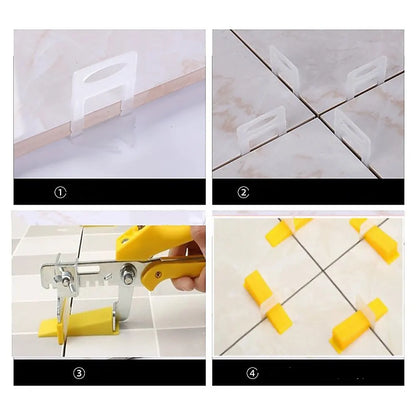 1000 Pack Tile Levelling System Clips Floor And Wall Tiling Spacers For Accurate Tile Alignment - Image 7