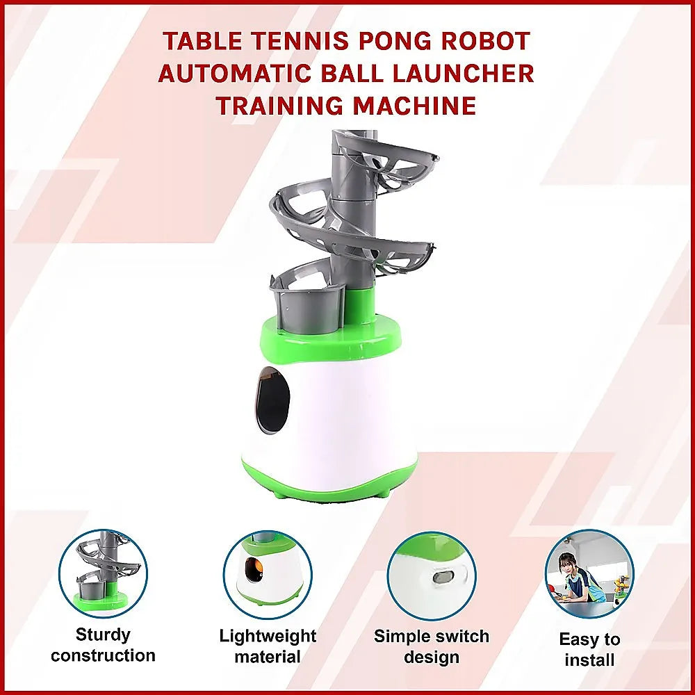Table Tennis Pong Robot Automatic Ball Launcher Training Machine - Image 3